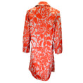 Load image into Gallery viewer, Dries van Noten Red / Blush Pink Printed Micro Coat
