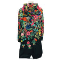 Load image into Gallery viewer, Moncler Black Multi Floral Eufrasia Reversible Nylon Coat