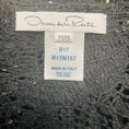 Load image into Gallery viewer, Oscar de la Renta Black Sequin Embellished Crochet Knit Coat
