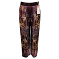 Load image into Gallery viewer, forte_forte Bordeaux Sogni Print Satin Trousers