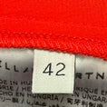 Load image into Gallery viewer, Stella McCartney Red Long Sleeved V-Neck Crepe Dress