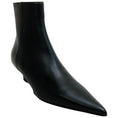 Load image into Gallery viewer, Toteme Black Leather Mini Wedge Booties
