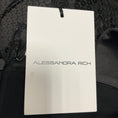 Load image into Gallery viewer, Alessandra Rich Black Sequin Mini Dress with Silk Bow