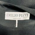 Load image into Gallery viewer, Emilio Pucci Black Cut Out Detail Wool Crepe Midi Dress