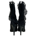 Load image into Gallery viewer, Alexander McQueen Black Lace Heron Boots