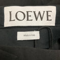Load image into Gallery viewer, Loewe Black / Tan Lamb Leather Trimmed Viscose Stretch Pants
