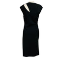 Load image into Gallery viewer, Emilio Pucci Black Cut Out Detail Wool Crepe Midi Dress