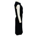 Load image into Gallery viewer, Emilio Pucci Black Cut Out Detail Wool Crepe Midi Dress