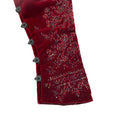 Load image into Gallery viewer, Dries van Noten Red Velvet Beaded Sleeves