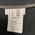 Load image into Gallery viewer, Brunello Cucinelli Charcoal Grey Monili Bead Embellished Cropped Mid Rise Wool Trousers in Black Stone
