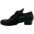Load image into Gallery viewer, Inscrire by Devrandecic Black Glitter Lace Up Shoes