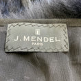 Load image into Gallery viewer, J. Mendel Navy Blue Genuine Fur Vest