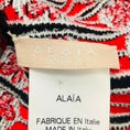 Load image into Gallery viewer, Alaia Black / White / Red Jacquard Knit Cardigan Sweater