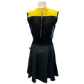 Load image into Gallery viewer, Louis Vuitton Black / Yellow / Blue Ribbed Waist Sleeveless Dress