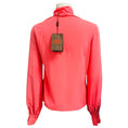 Load image into Gallery viewer, Etro Cyclamen Pink Tie Neck Silk Blouse