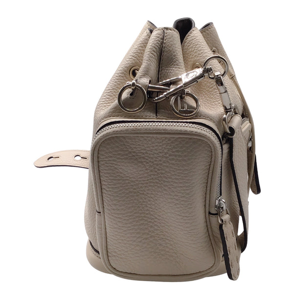 Bucket bags Fendi - Mon Tresor beige grainy leather bag