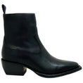 Load image into Gallery viewer, Golden Goose Deluxe Brand Black Leather Debbie Western Ankle Boots