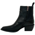 Load image into Gallery viewer, Golden Goose Deluxe Brand Black Leather Debbie Western Ankle Boots