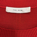 Load image into Gallery viewer, The Row Brick Red Short Sleeved Viscose Knit Sweater