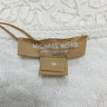 Load image into Gallery viewer, Michael Kors Collection White Soutache Stretch Viscose Top With Hand Knit Crochet Trim
