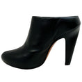 Load image into Gallery viewer, Alexander McQueen Black Leather Slip On Platform Mules