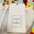 Load image into Gallery viewer, Sara Roka Light Blue Multi Teagan Floral Sleeveless Cotton Midi Dress