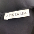 Load image into Gallery viewer, Altuzarra Black Toggle Detail Short Sleeved Crepe Midi Dress
