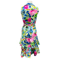 Load image into Gallery viewer, Sara Roka Light Blue Multi Naxa Floral Sleeveless Cotton Dress