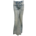 Load image into Gallery viewer, Courreges Light Blue Wash Flared Denim Jeans