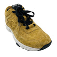 Load image into Gallery viewer, Chanel Tan CC Logo Embossed Coco Mark Suede Sneakers