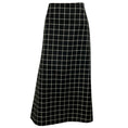 Load image into Gallery viewer, Marni Black / White 2023 Checked Wool Midi Skirt
