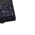 Load image into Gallery viewer, Jimmy Choo Navy Blue Multi Metallic Glitter Clutch with Silver Hardware and Chain Strap