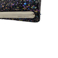 Load image into Gallery viewer, Jimmy Choo Navy Blue Multi Metallic Glitter Clutch with Silver Hardware and Chain Strap