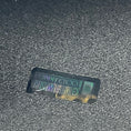 Load image into Gallery viewer, Jimmy Choo Navy Blue Multi Metallic Glitter Clutch with Silver Hardware and Chain Strap