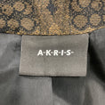 Load image into Gallery viewer, Akris Black / Brown / Gold Metallic Jacquard Coat