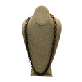 Load image into Gallery viewer, Loree Rodkin Brown Tortoiseshell Resin Chain Necklace with Pave Diamonds