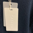 Load image into Gallery viewer, Sablyn Midnight Navy Blue Helena Cropped Cardigan with Contrast Neckline