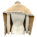 Load image into Gallery viewer, Chanel Beige 2005 Tweed Trimmed Lamb Shearling Scarf
