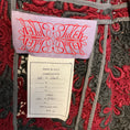 Load image into Gallery viewer, Tuleh Red / Charcoal Grey Floral Embroidered Wool Coat with Silk Lining
