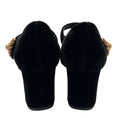 Load image into Gallery viewer, Dolce & Gabbana Black Velvet Mary Jane Pumps With Multi Crystal Embellishments