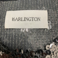 Load image into Gallery viewer, 16ARLINGTON Steel Grey Metallic Sequined Long Sleeved Top
