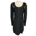 Load image into Gallery viewer, Marni Charcoal Grey / Copper Metallic Paillette Embellished Wool Dress