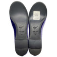 Load image into Gallery viewer, Giuseppe Zanotti Purple Crushed Velvet Smoking Slippers with Crystal Tassels