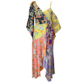 Load image into Gallery viewer, Peter Pilotto Multicolored Printed Crepe Long Half Wrap Dress
