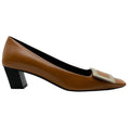 Load image into Gallery viewer, Roger Vivier Brown Leather Belle Vivier Pumps