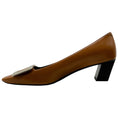 Load image into Gallery viewer, Roger Vivier Brown Leather Belle Vivier Pumps