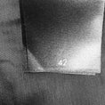 Load image into Gallery viewer, Sapio Black / Silver Metallic Wool Gabardine Smoking Coat