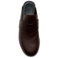 Load image into Gallery viewer, Hermès Brown Leather Calya Mule Clogs