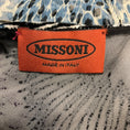 Load image into Gallery viewer, Missoni Blue / Purple Multi Patterned Velvet Midi Dress with Scarf Detail