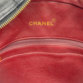 Load image into Gallery viewer, Chanel Vintage Black Leather Chevron Stitched Shoulder Bag